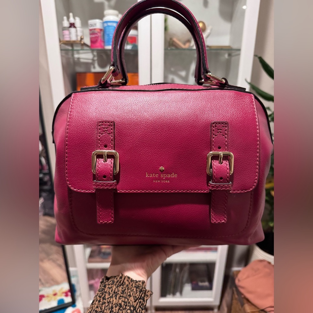 kate spade Maroon Leather Satchel